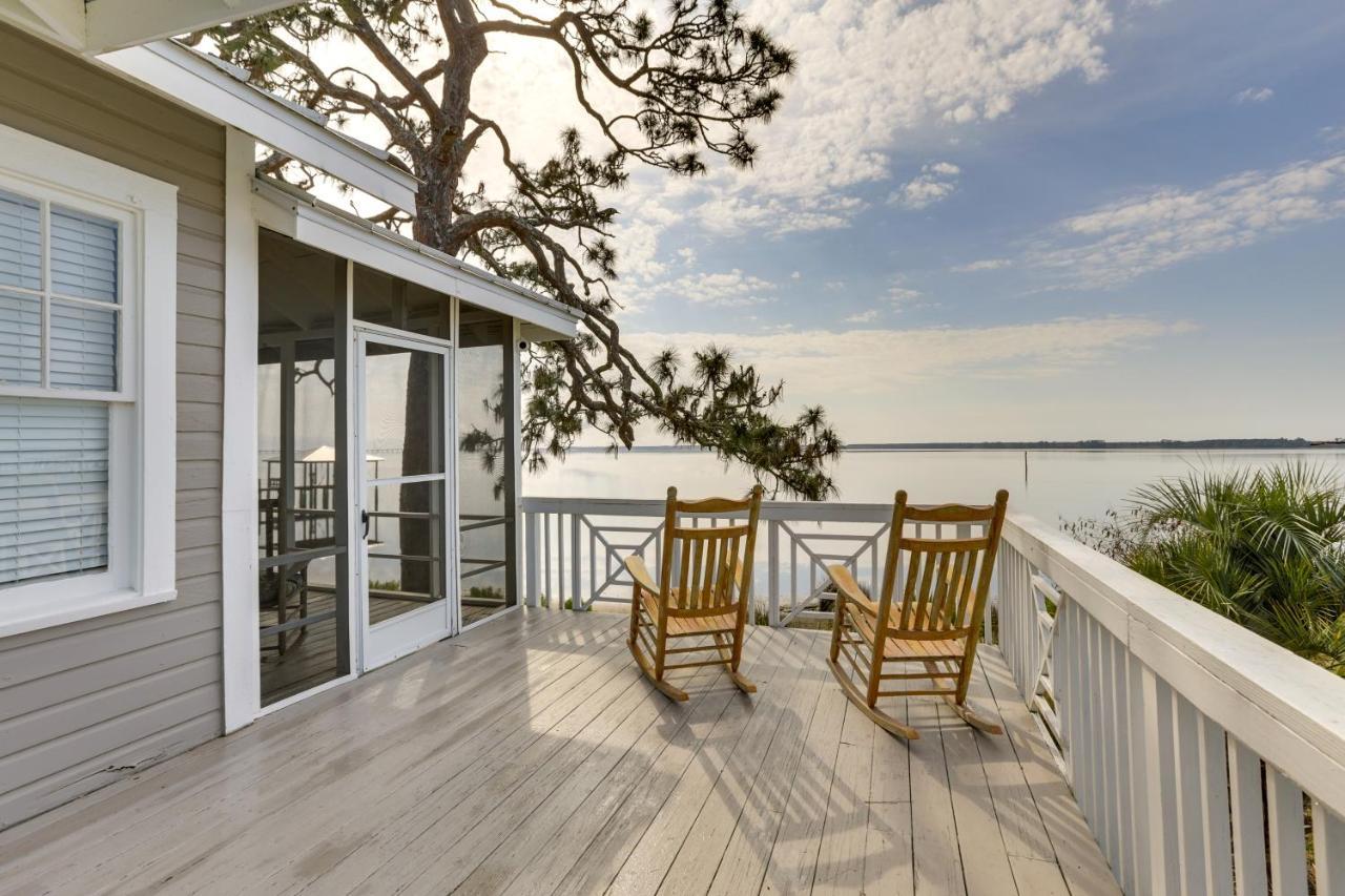 Waterfront Ochlockonee Bay Cottage With Views! Panacea Exterior foto